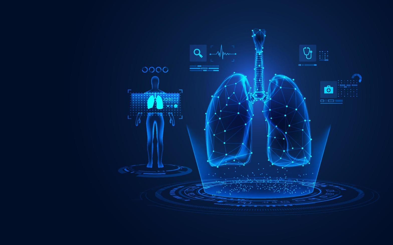 lungs X-ray interface vector