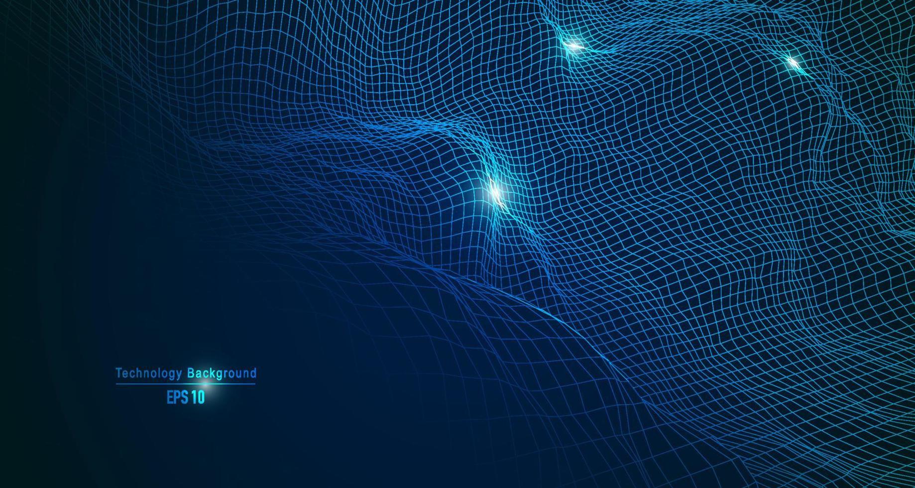 new waves background vector