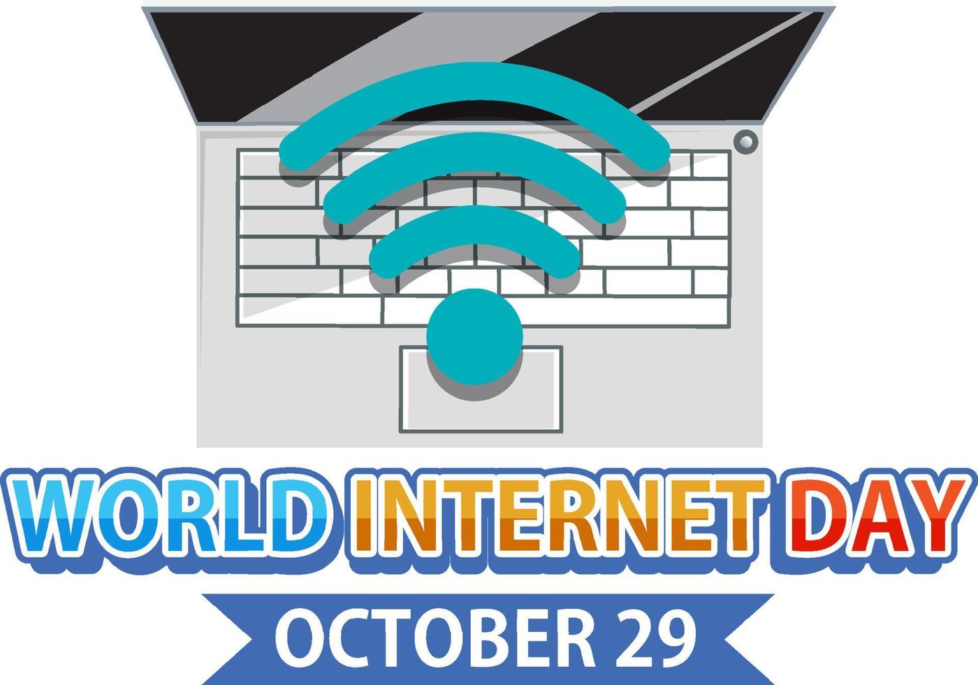 World Internet Day Banner Design vector