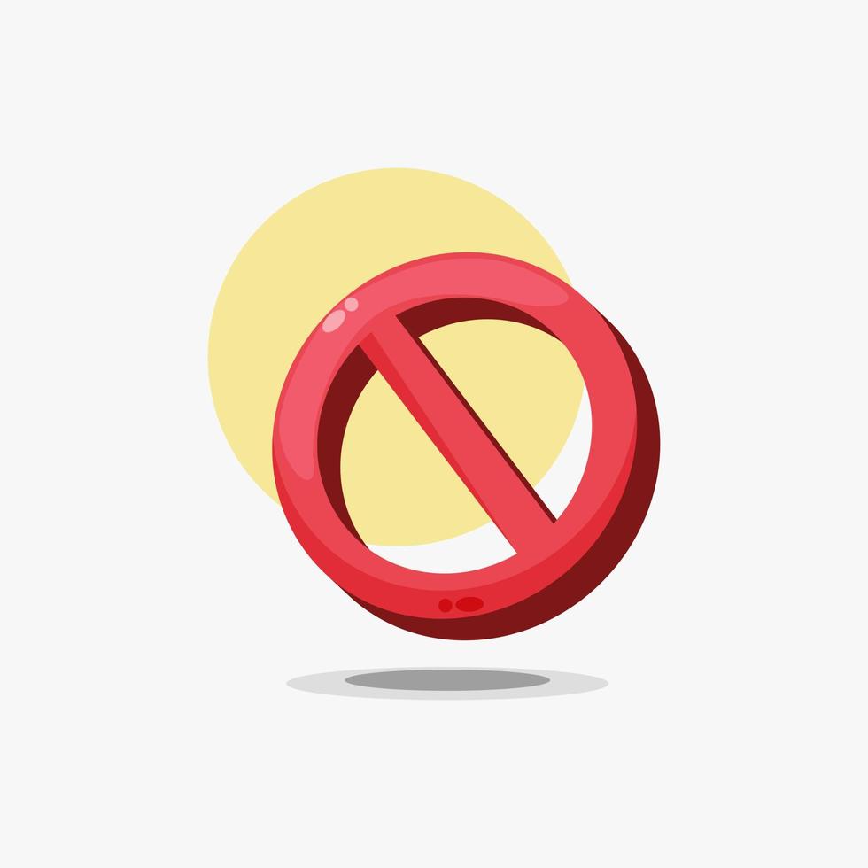 Stop icon design illustration vector