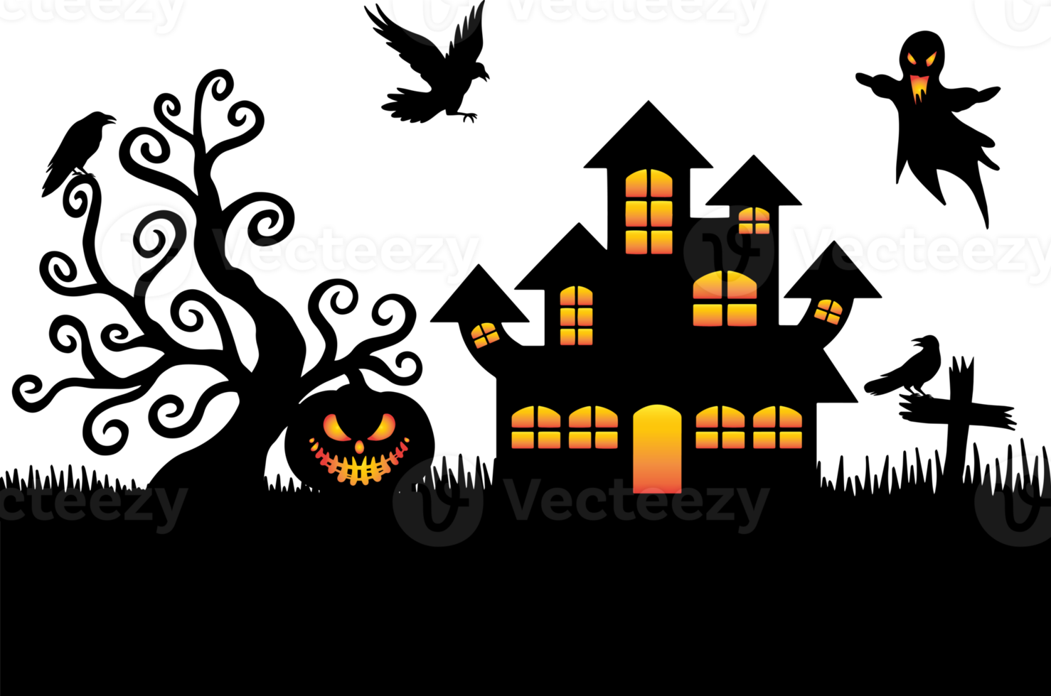 Halloween beängstigender Hintergrund png