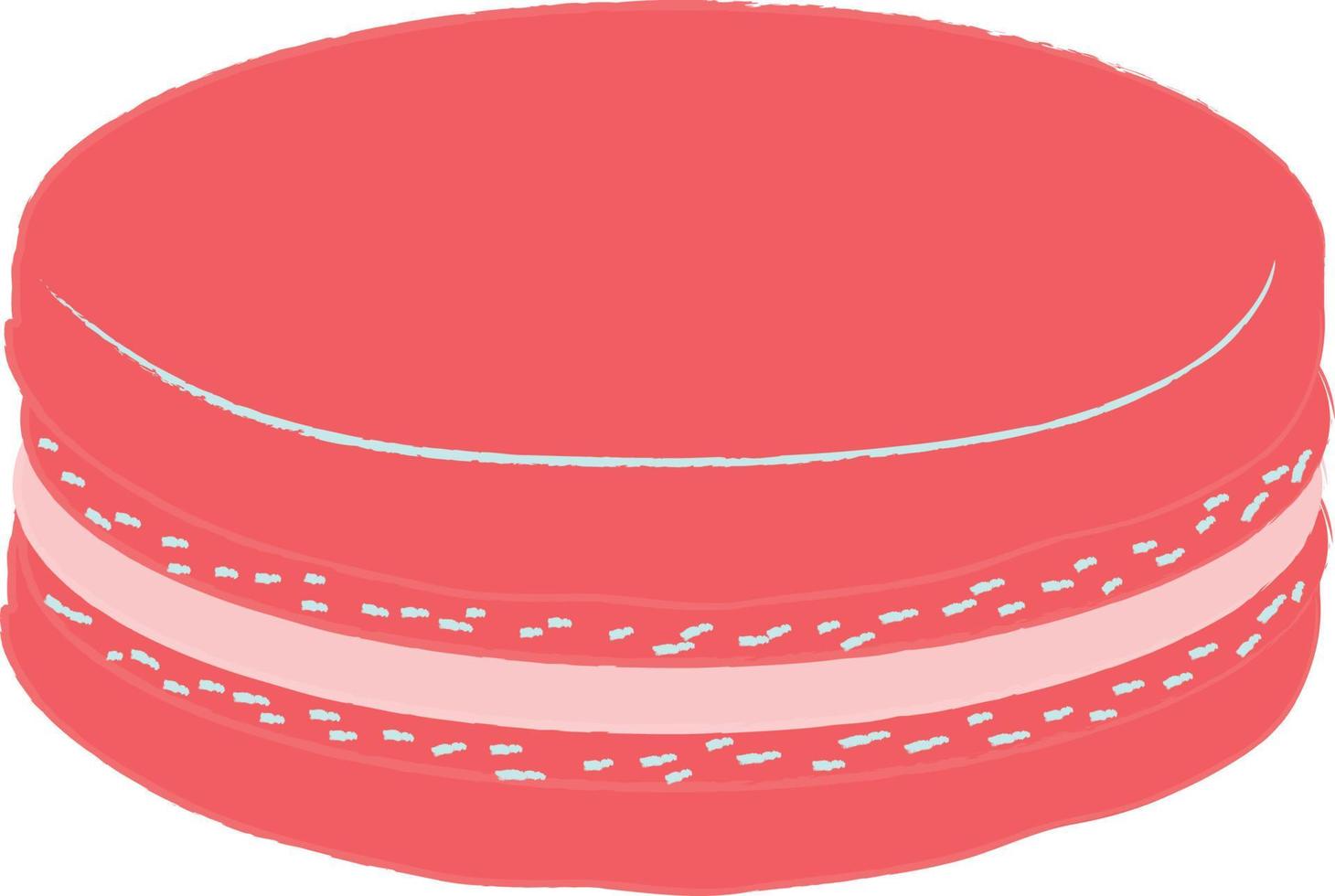 macarons, ilustración en un estilo de dibujos animados. logo para cafeterías, restaurantes, cafeterías, catering. vector