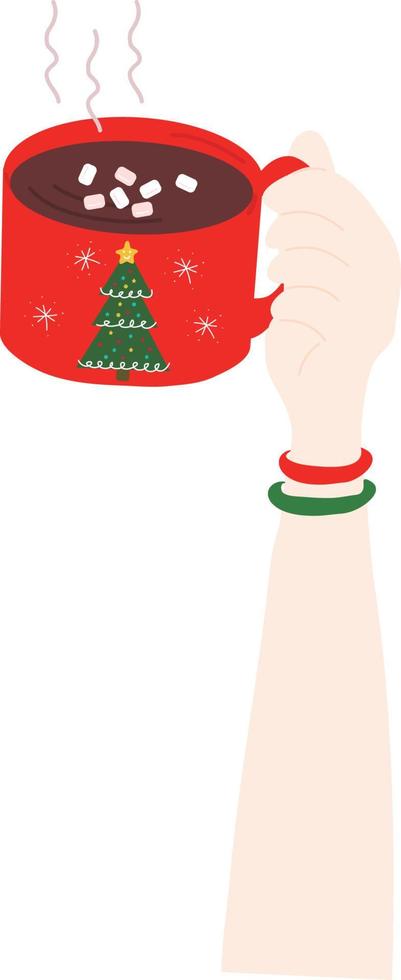Christmas background. Wrapping paper. Christmas print supplies. Christmas party happy people celebrating Christmas flat illustration vector