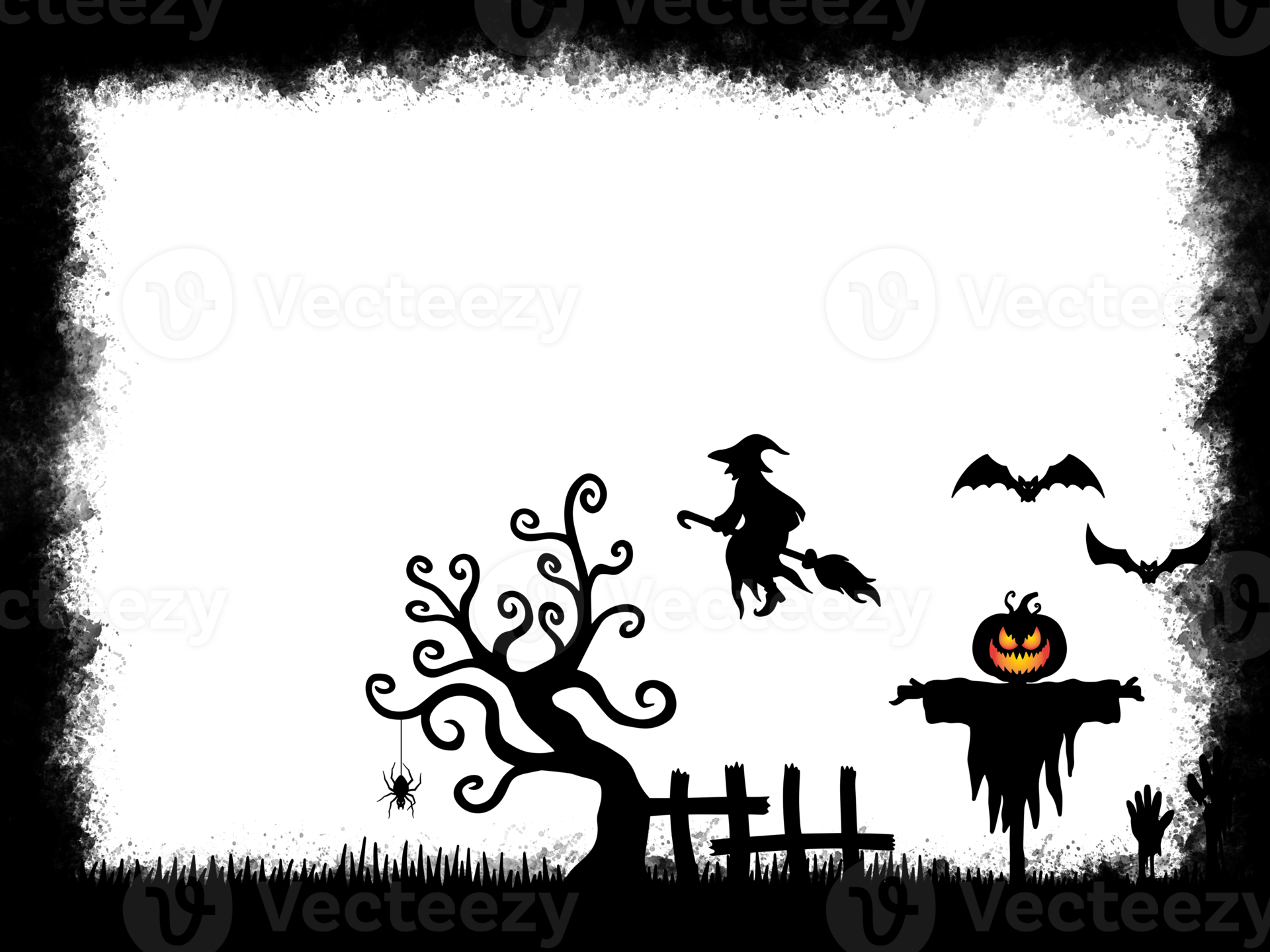 background Silhouette Halloween 12497862 PNG