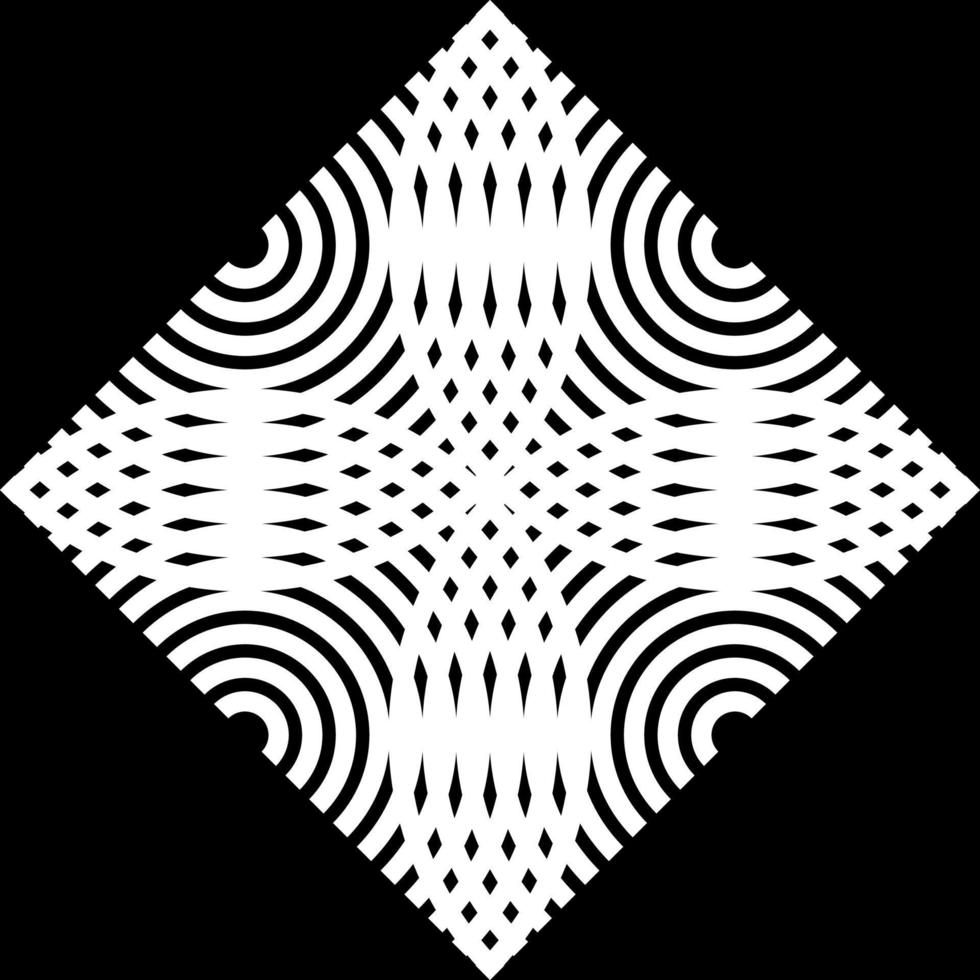 Seamless Half Circle Motif Pattern for Ornate, Decoration or Graphic Design Element. Vector Illustration