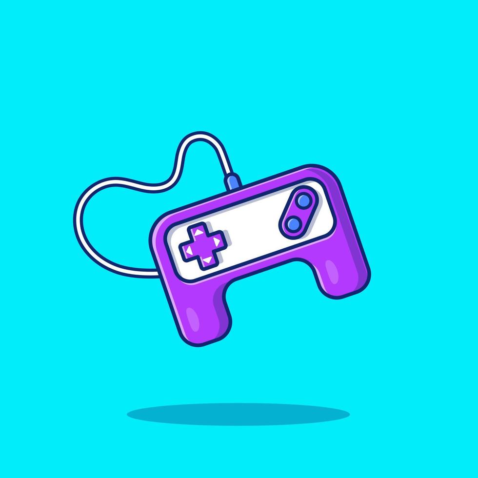 Game Controller Sport Cartoon Vector Icon Illustration. Technology Game Icon Concept Isolated Premium Vector. Flat Cartoon Style