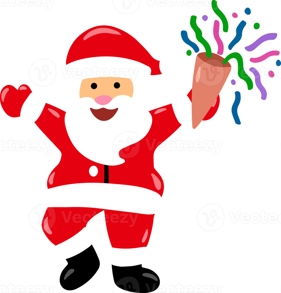 Kerstmis de kerstman claus element png