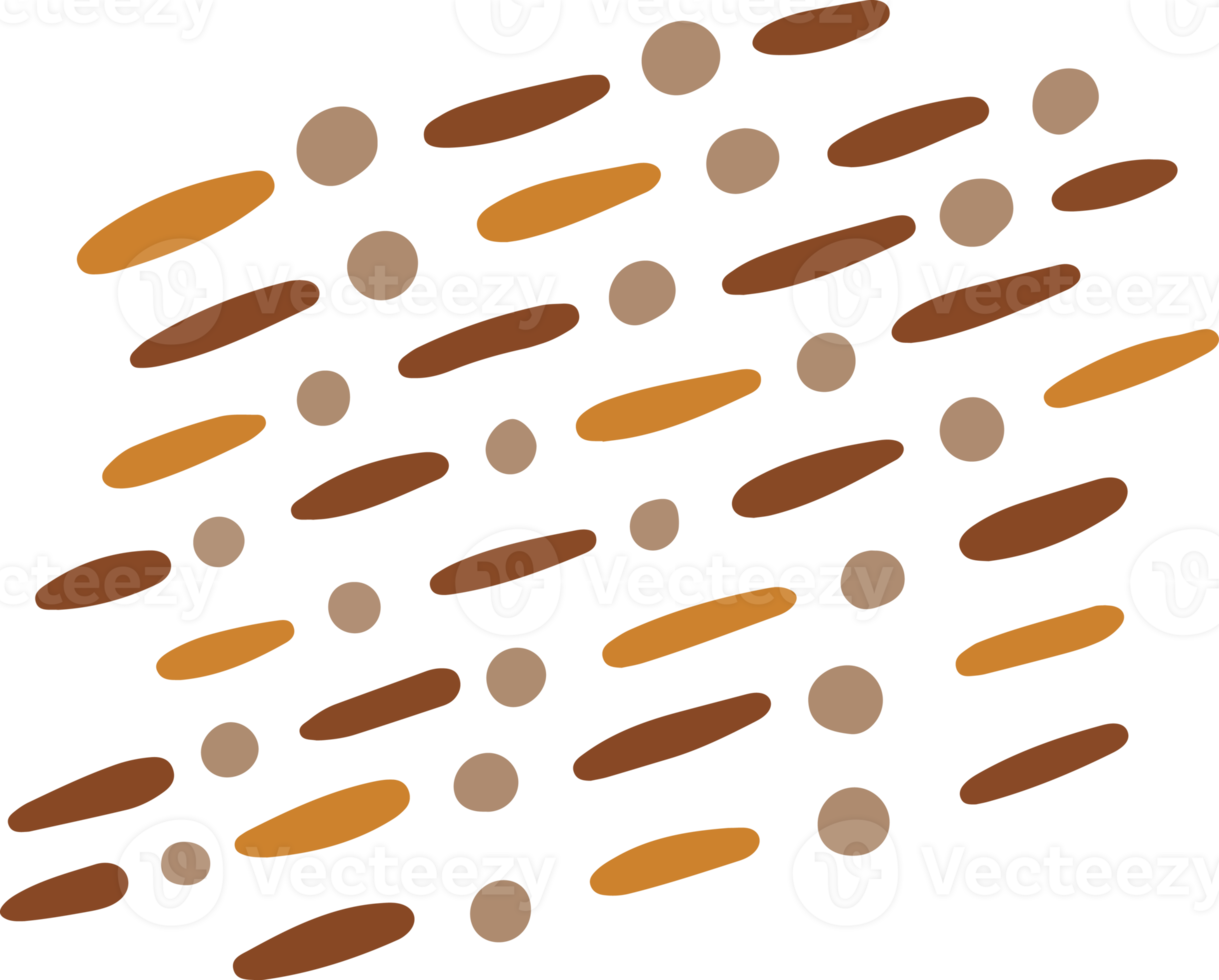 éléments de motif de texture dessinés à la main png