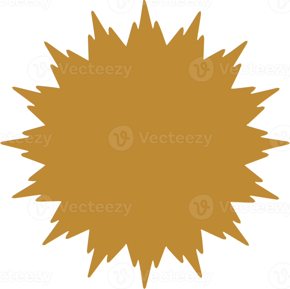 Sol logotyp ikon design element png