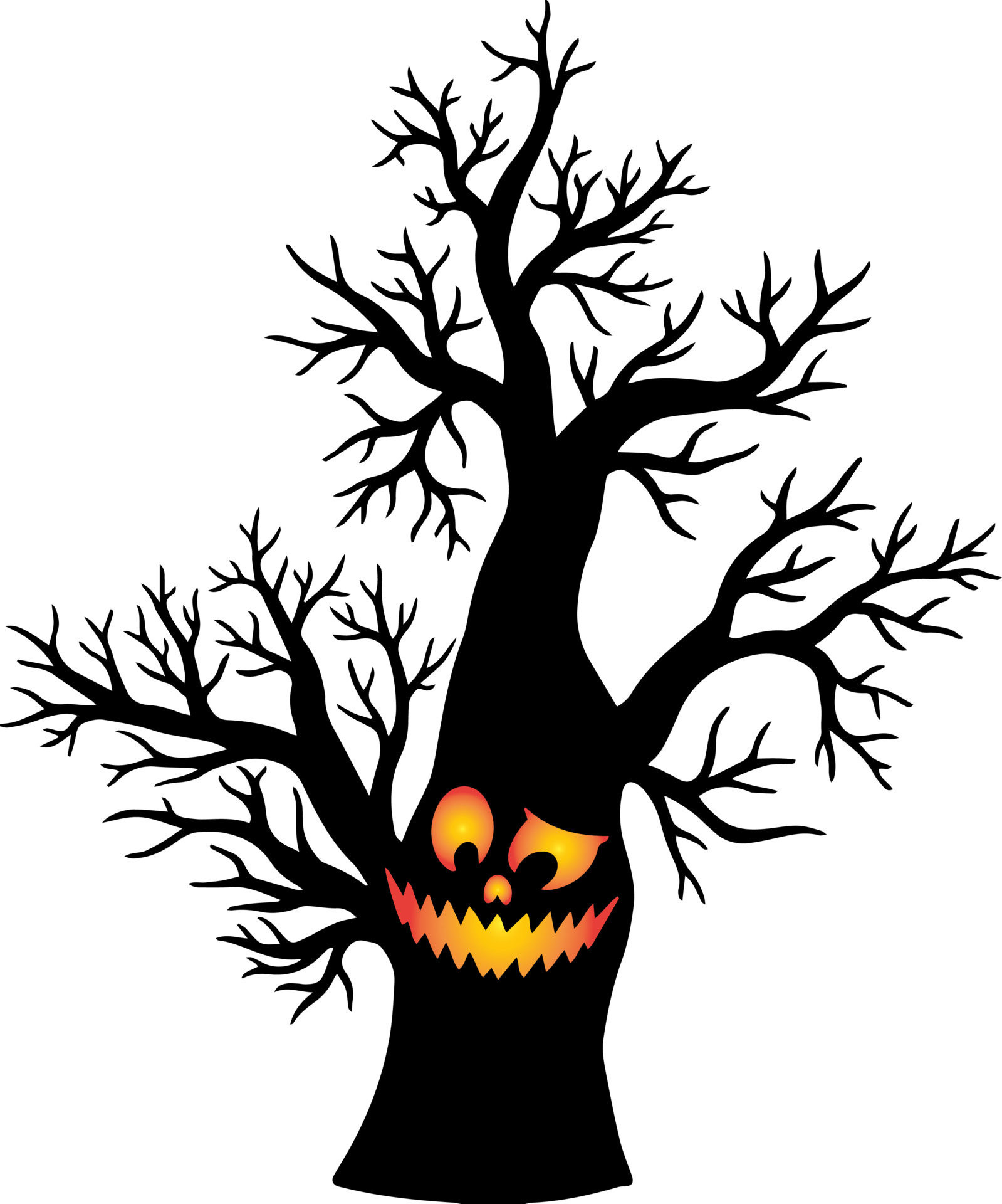 Tree Halloween Horror Background 12500163 PNG