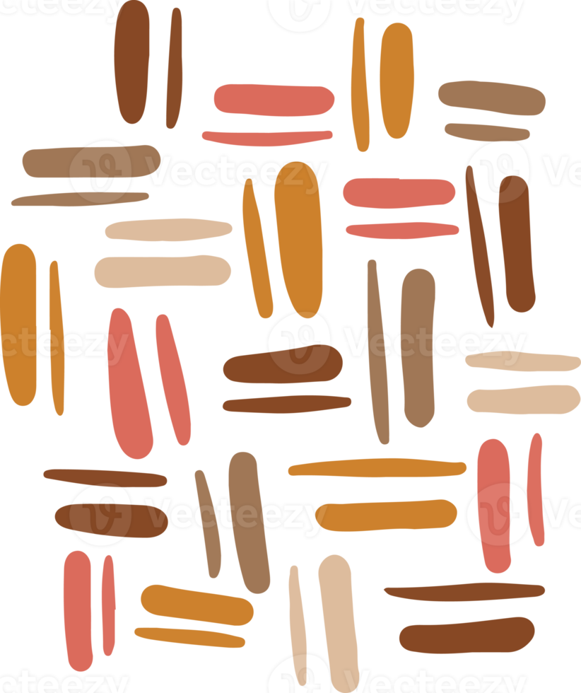 Hand drawn design element png