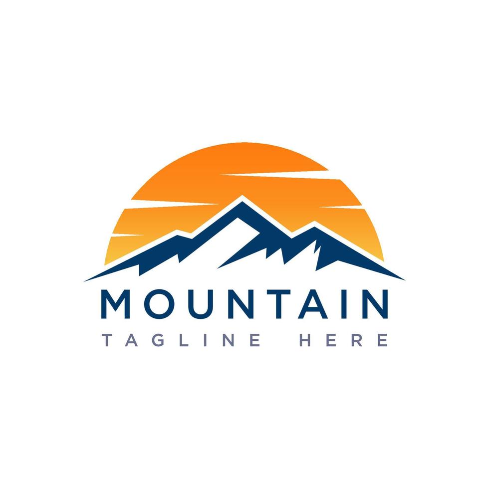 Mountain icon vector design templates