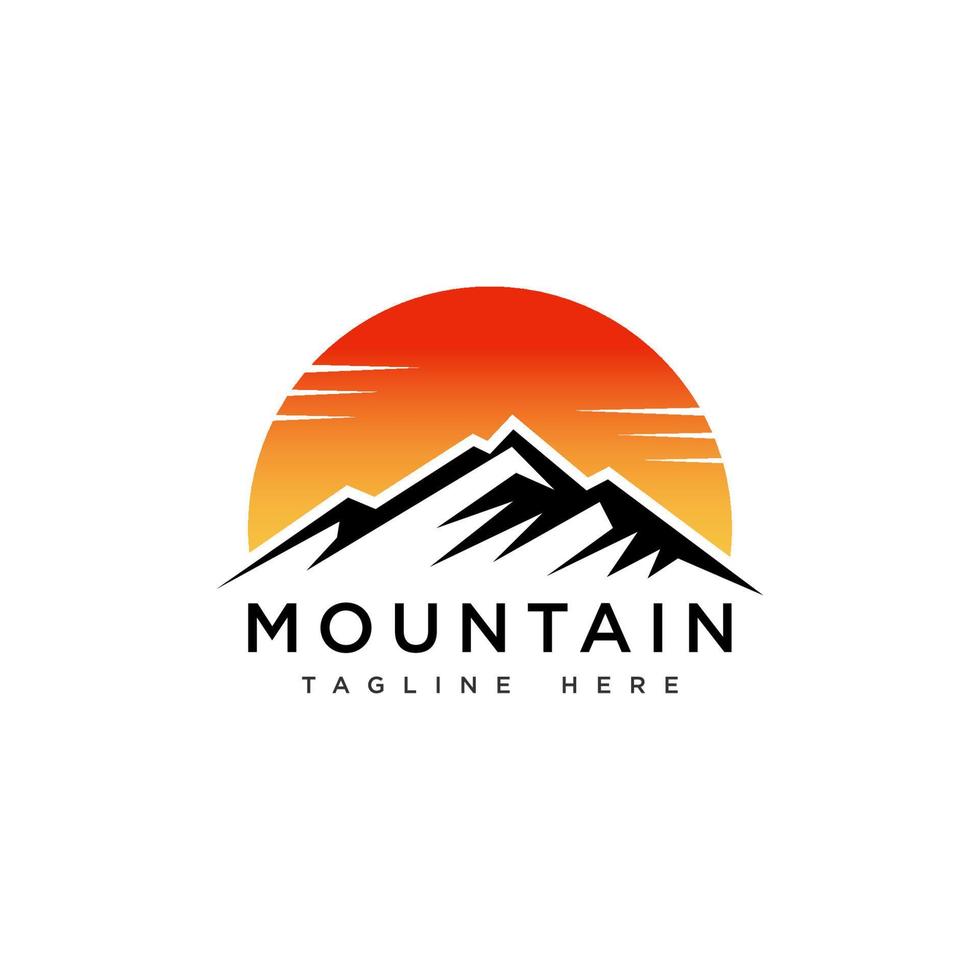Mountain icon vector design templates