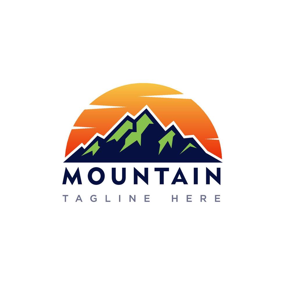 Mountain icon vector design templates