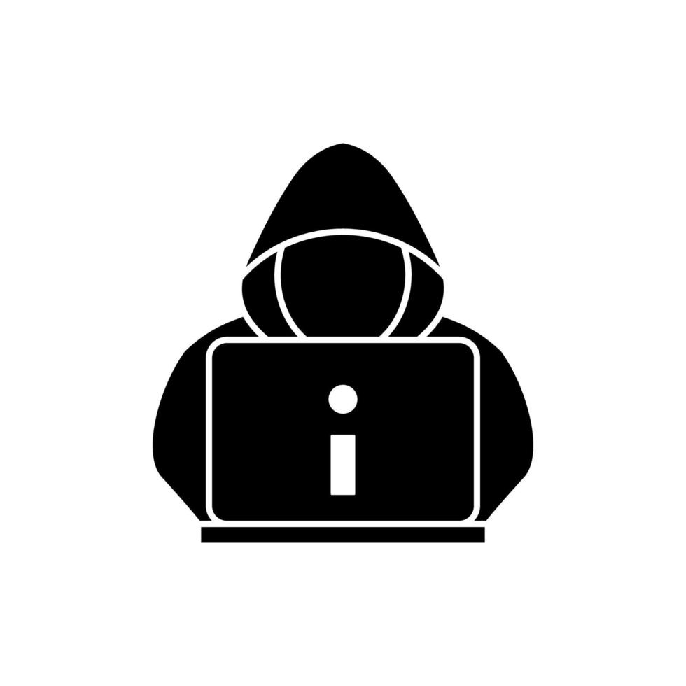 Hacker icon vector design templates