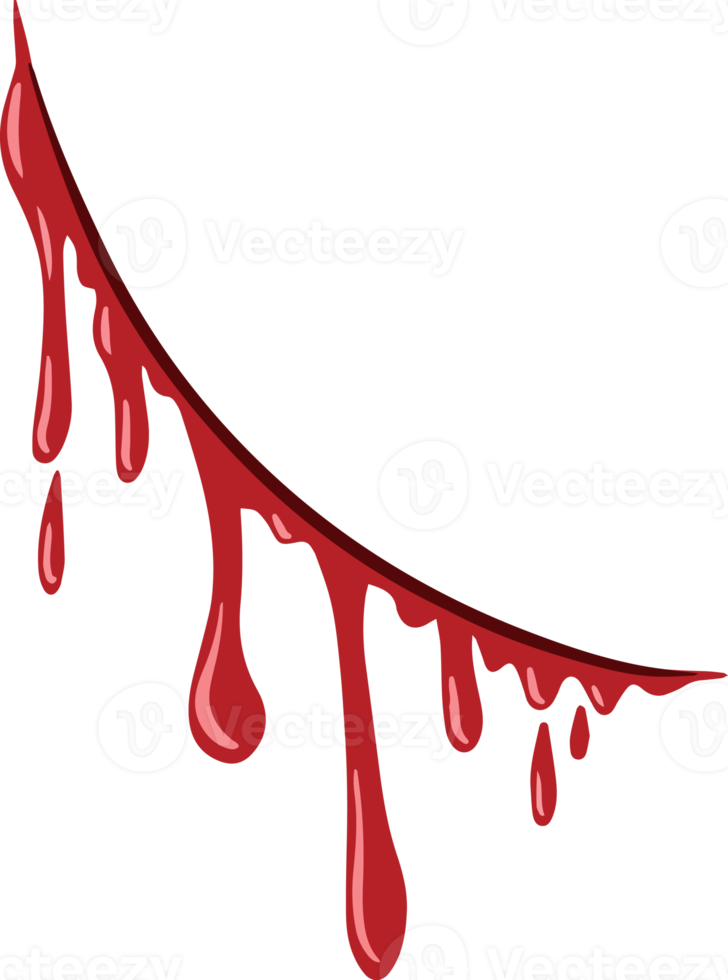 illustration d'éclaboussures de plaie de sang png