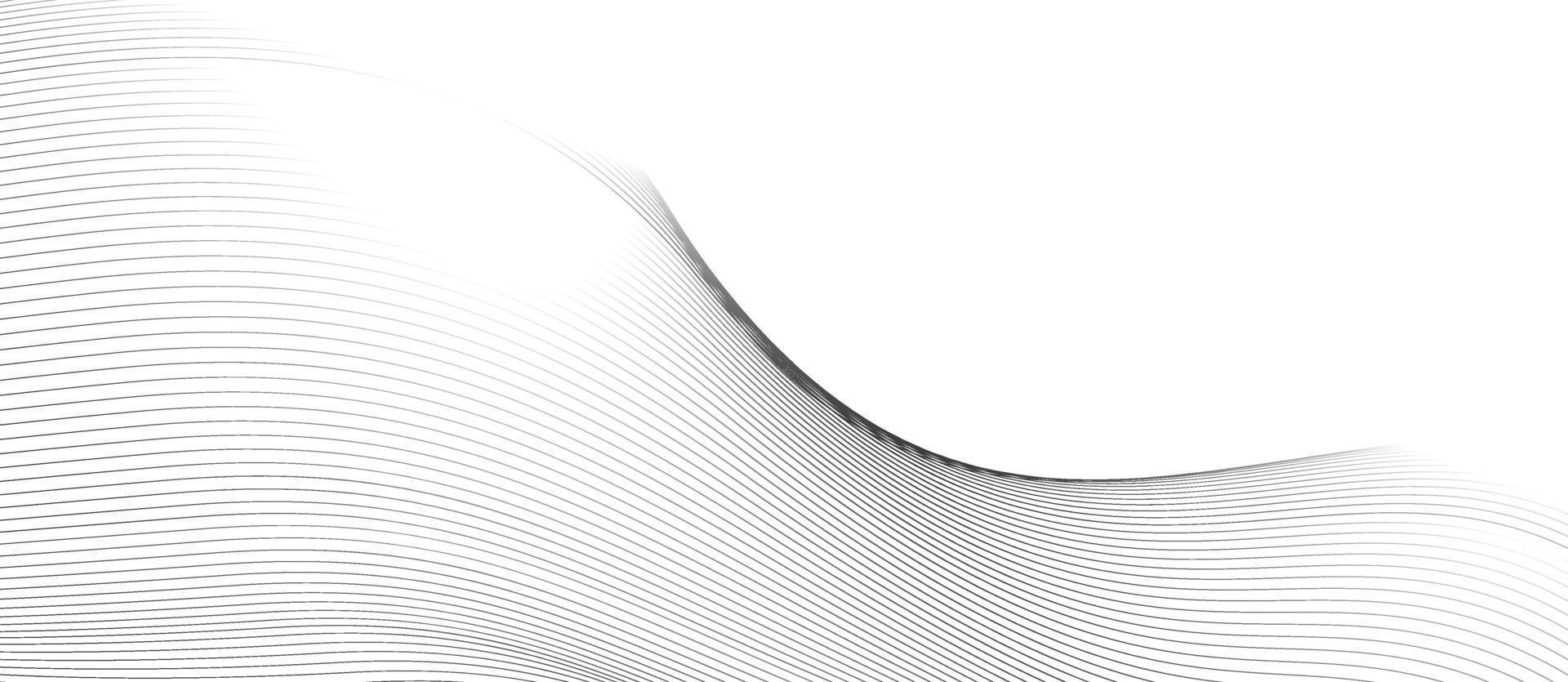 simple minimalistic topographic lines abstract. pattern of gray lines on white background vector