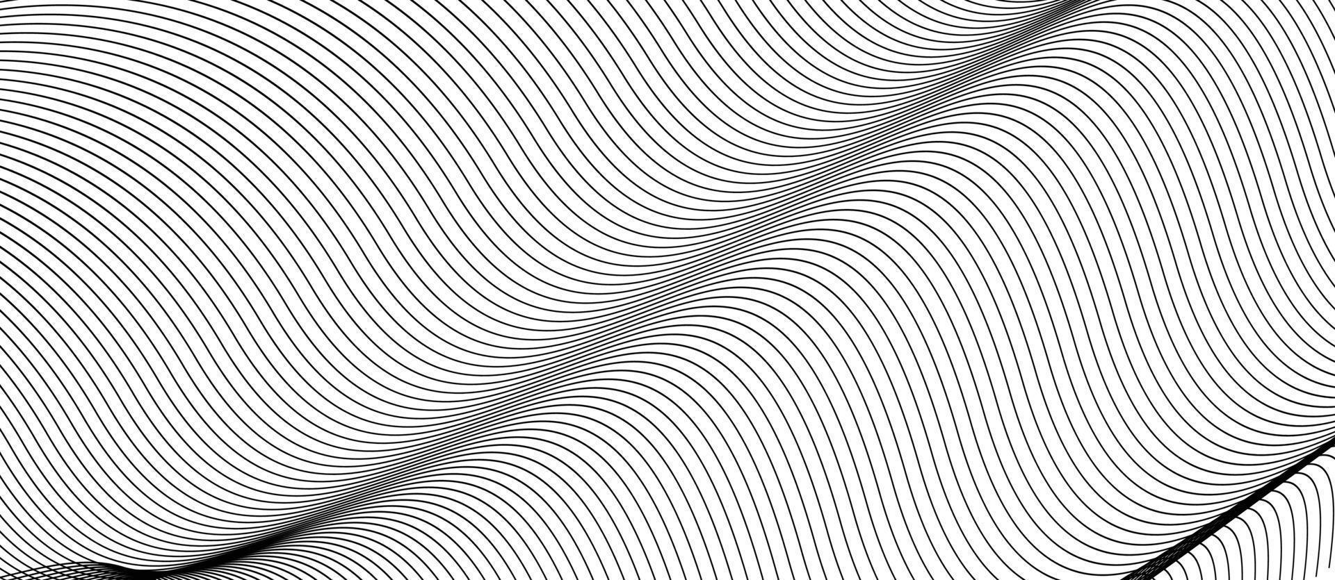 Thin line minimalistic. line round abstract. pattern of lines. minimal round lines abstract futuristic tech background. Vector digital art banner