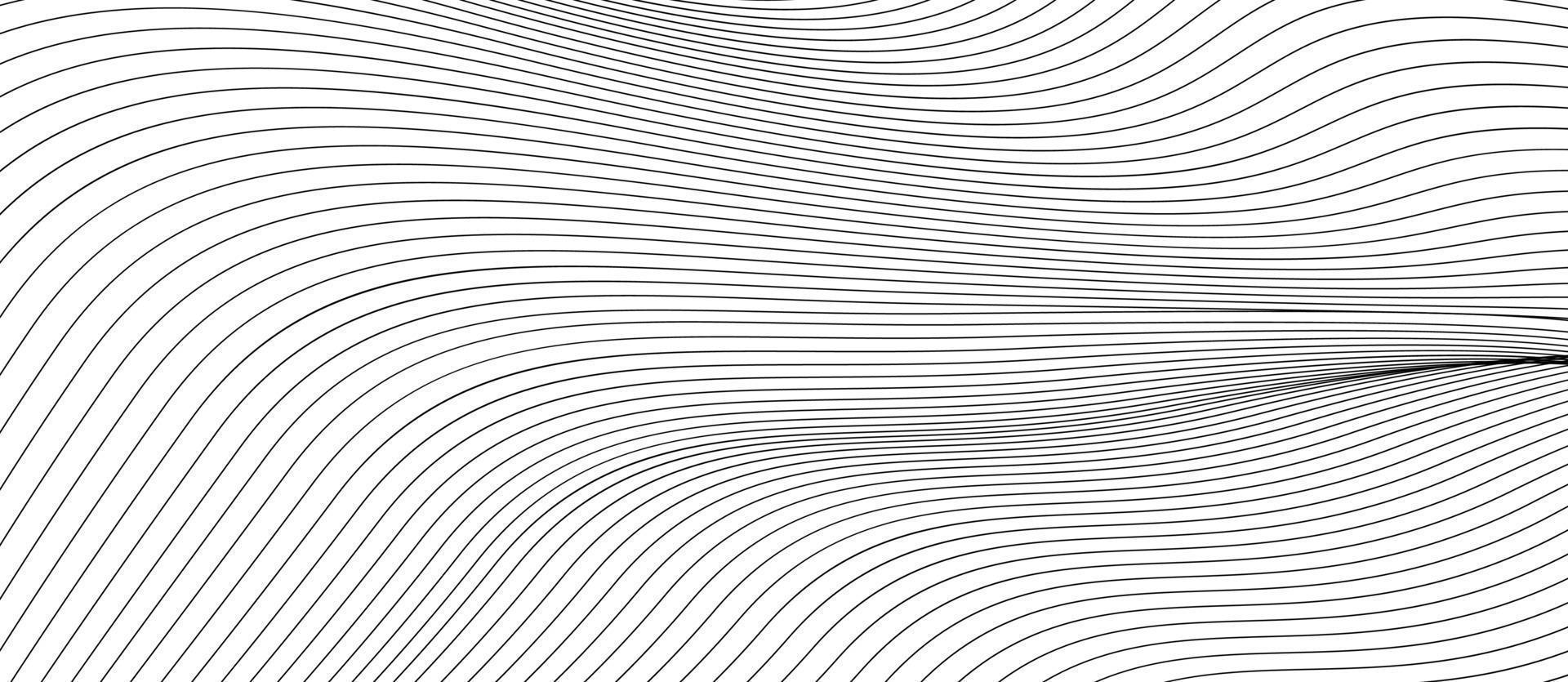 Thin line minimalistic abstract. pattern of lines on white background. business background lines wave design vector