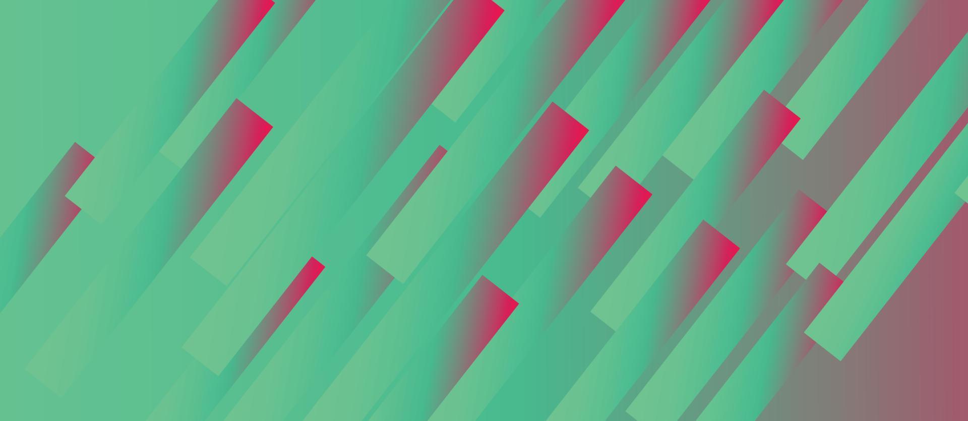 abstract green layers background vector