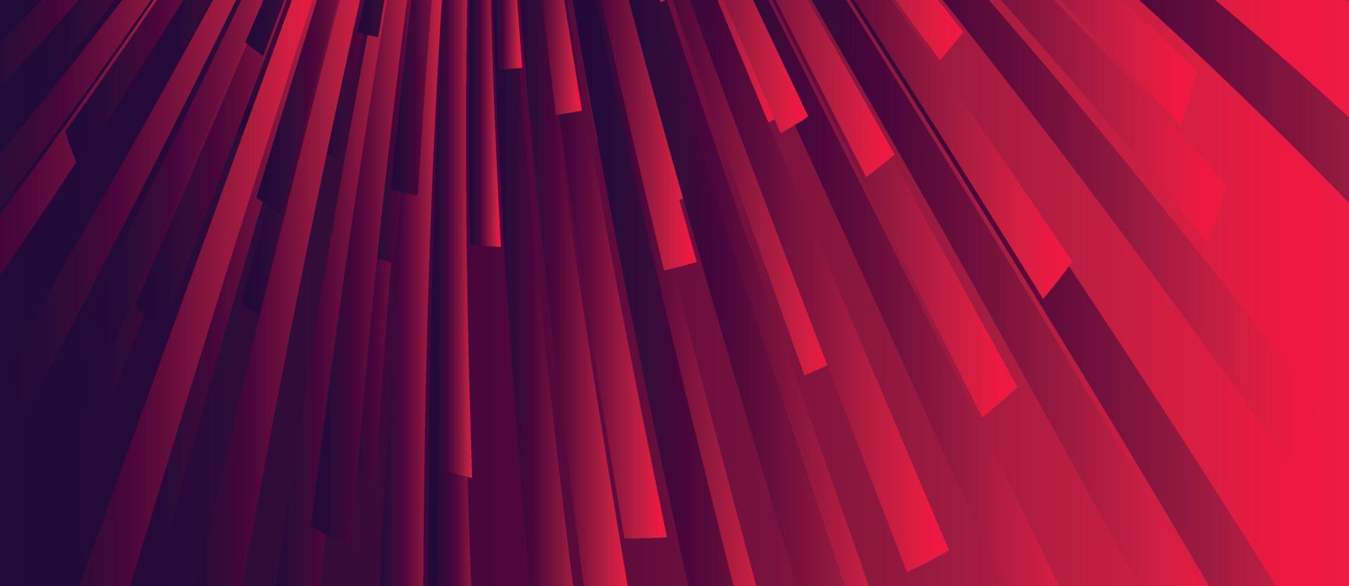 Fondo de patrón geométrico de color degradado rojo moderno abstracto para decoración de diseño gráfico vector