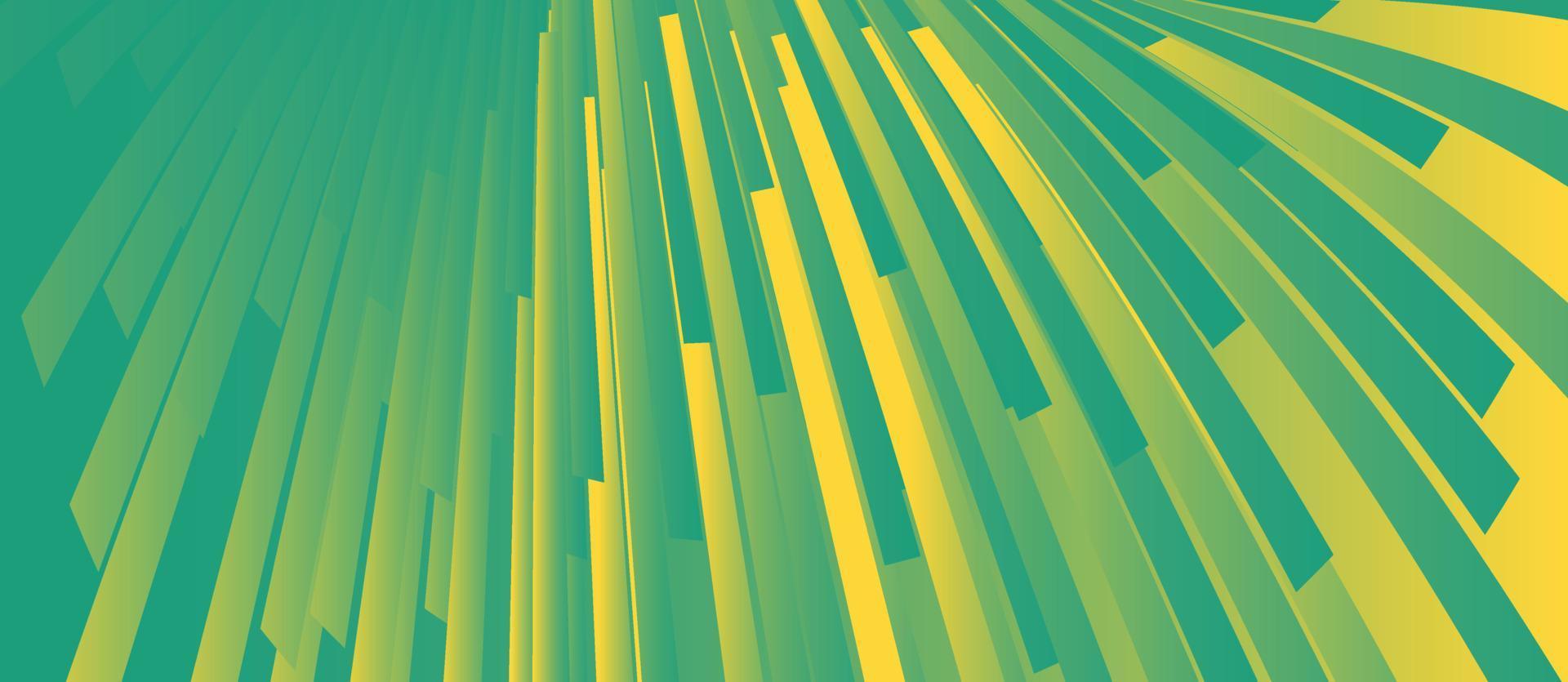 Abstract geometric background with green layers and line stripe. Vector illustration