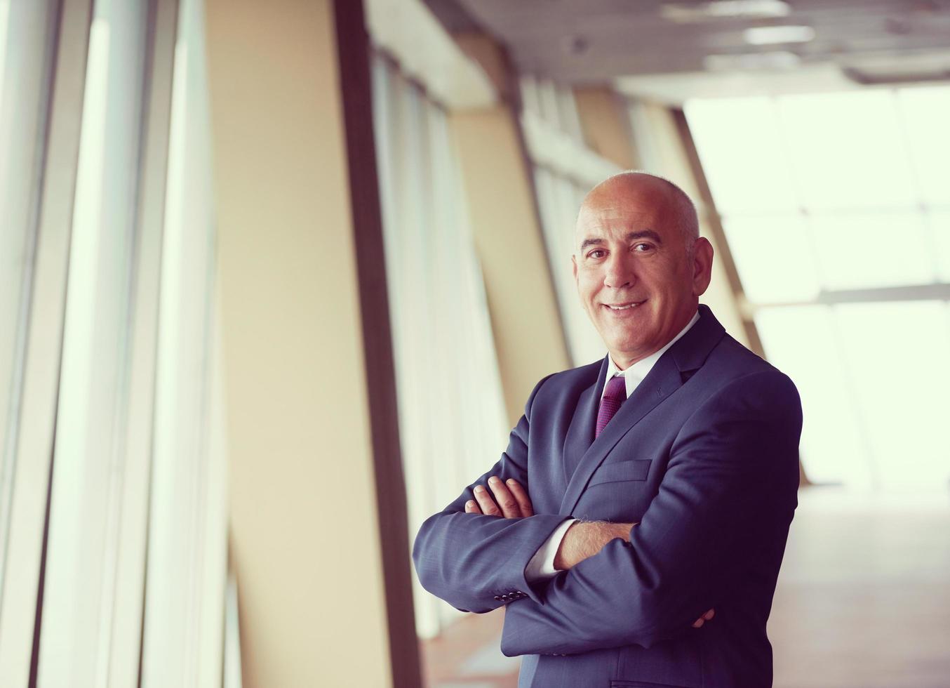 senior business man portrait photo