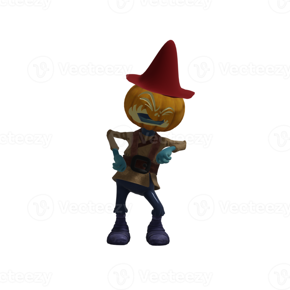Pumpkin monster superstar Halloween png