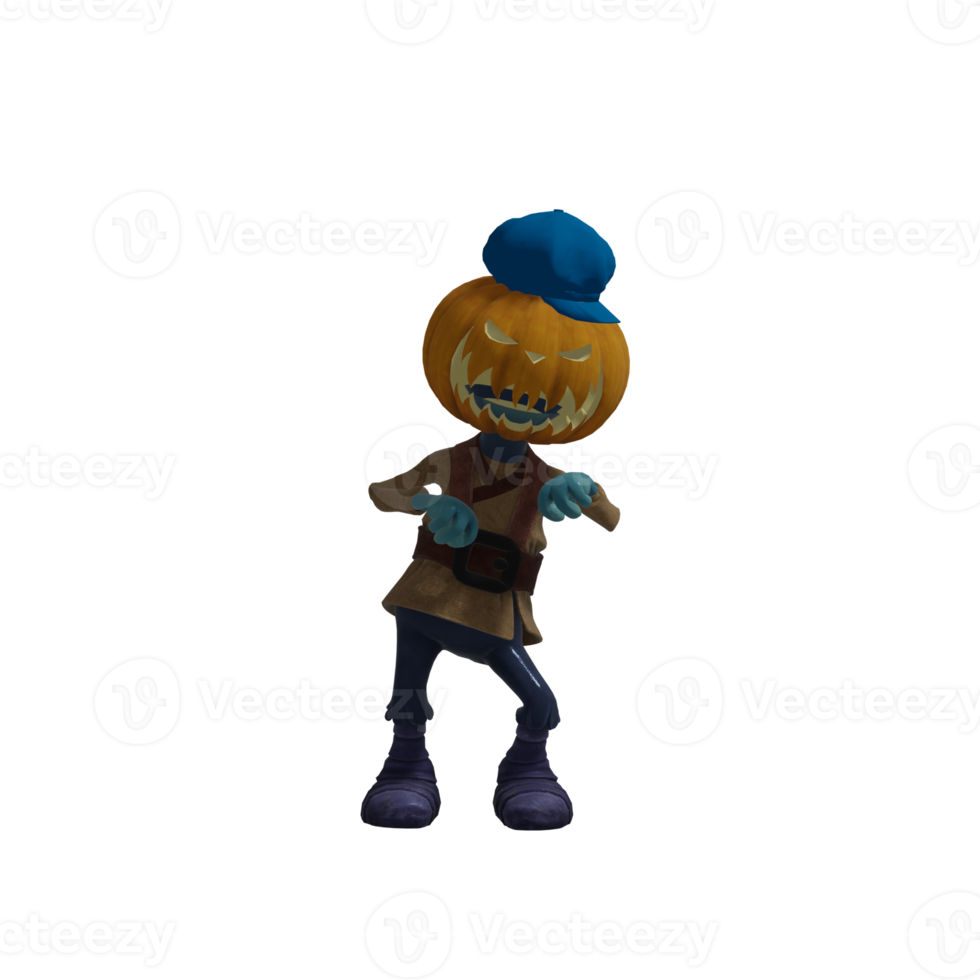 zucca mostro posa Halloween png