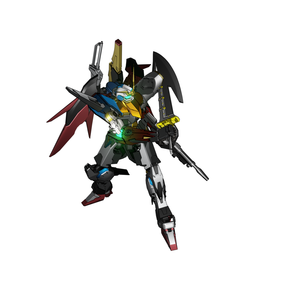 Mecha zum Angriff bereit png