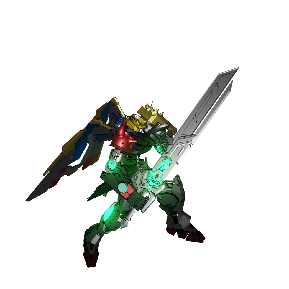 Mecha-Angriffspose png