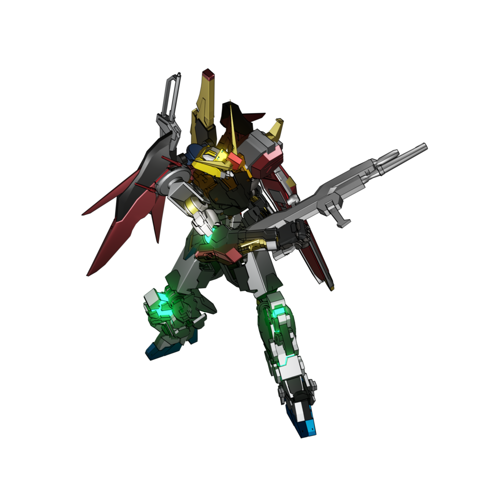 mecha listo para atacar png