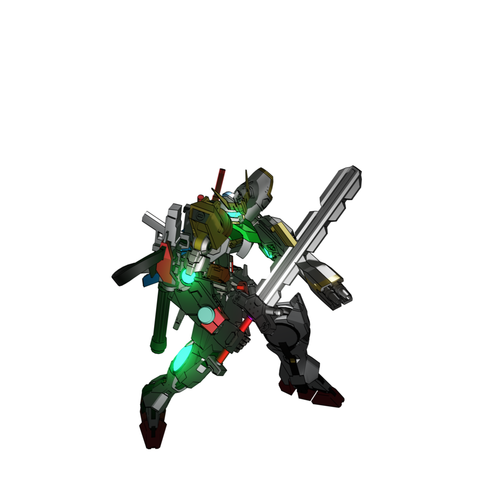 Mecha-Angriffspose png