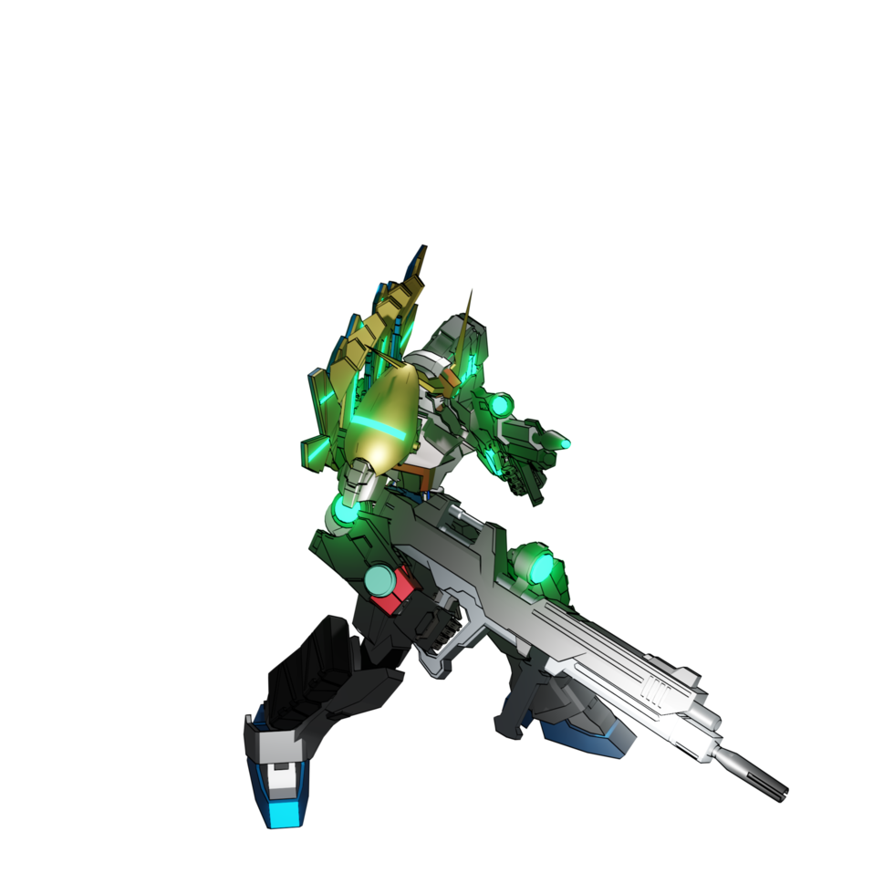 mecha listo para atacar png