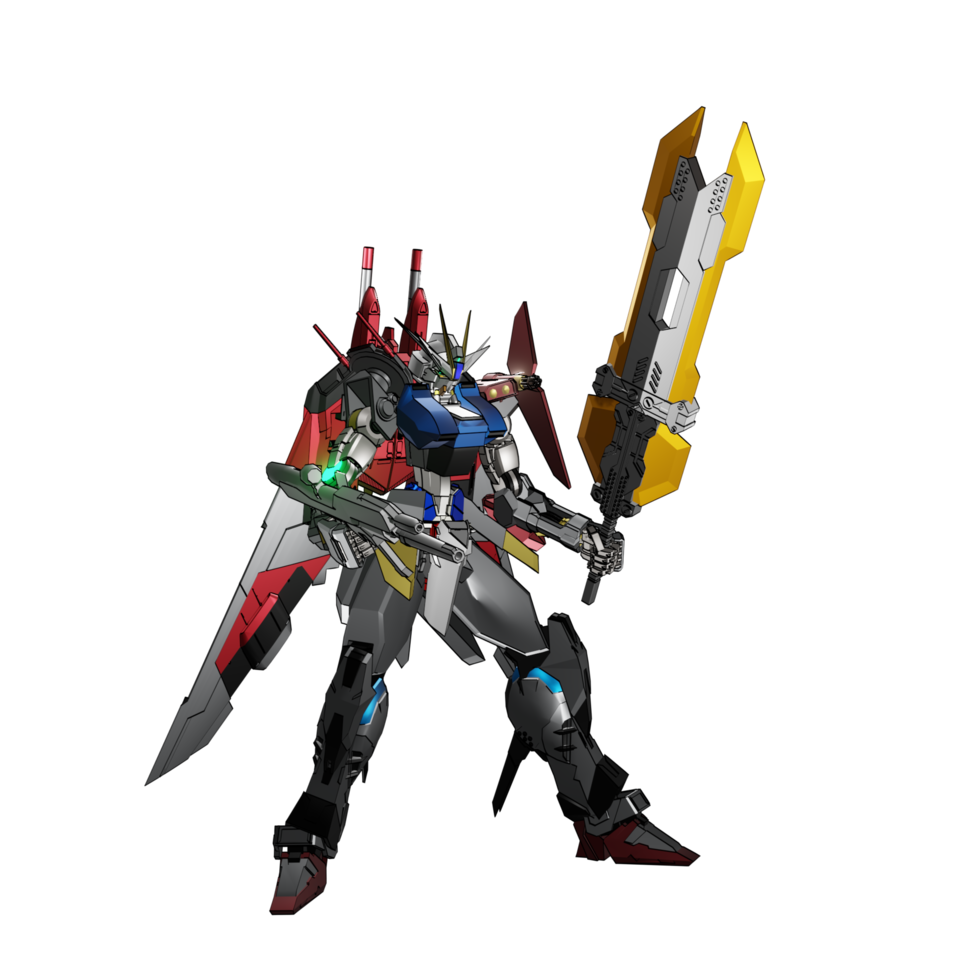 mecha listo para atacar png