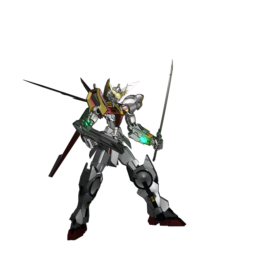 Mecha-Angriffspose png