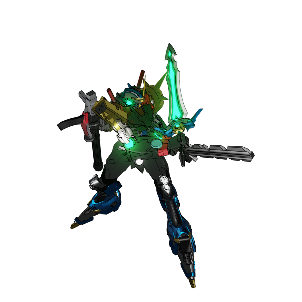 Mecha ready to attack png