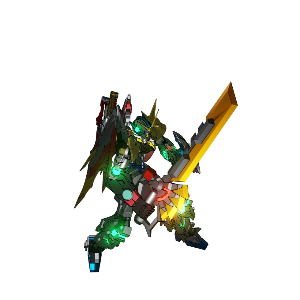 mecha listo para atacar png