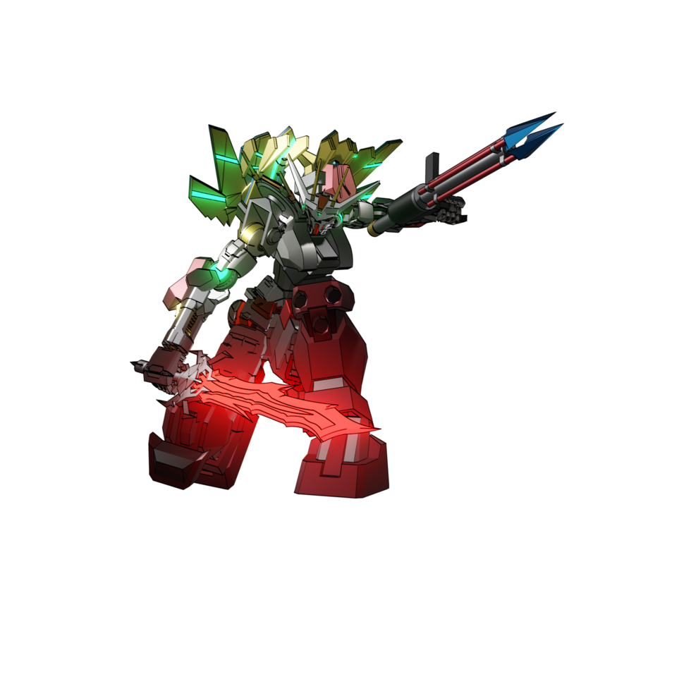 mecha listo para atacar png