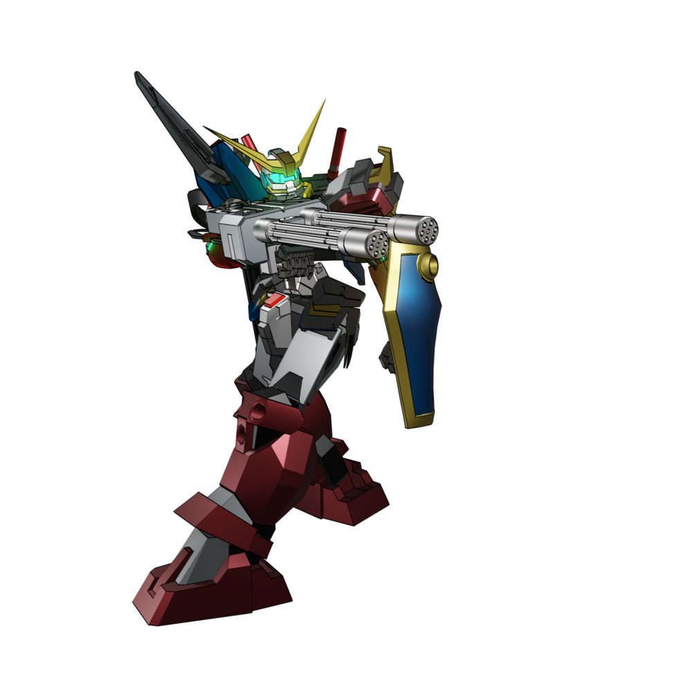 mecha listo para atacar png