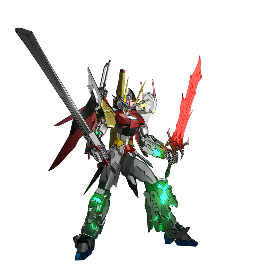 mecha listo para atacar png