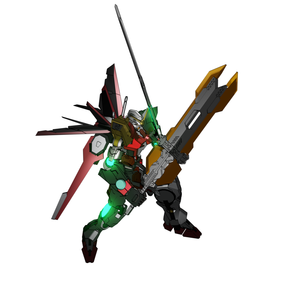 Mecha-Angriffspose png