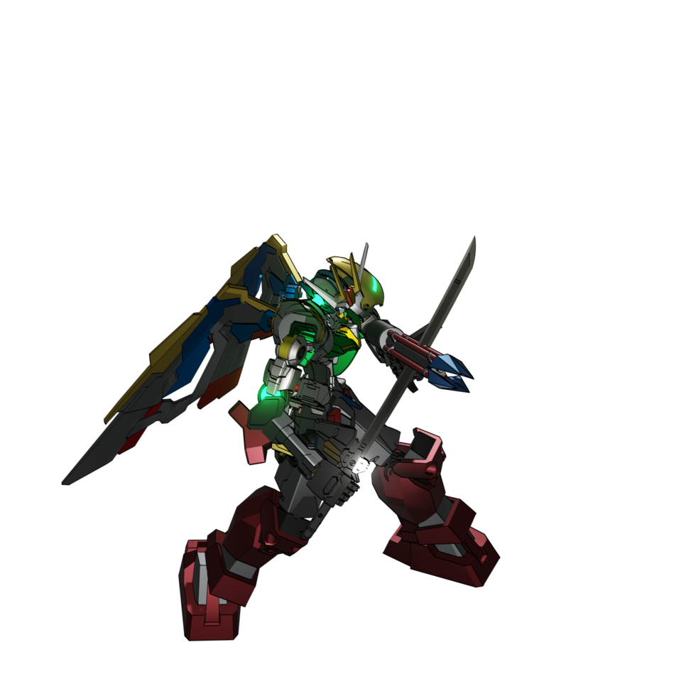 Mecha-Angriffspose png