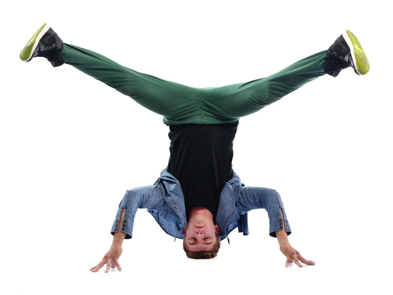 young man dancing photo