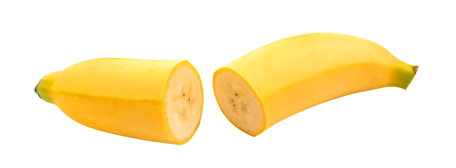 tranche de banane jaune png