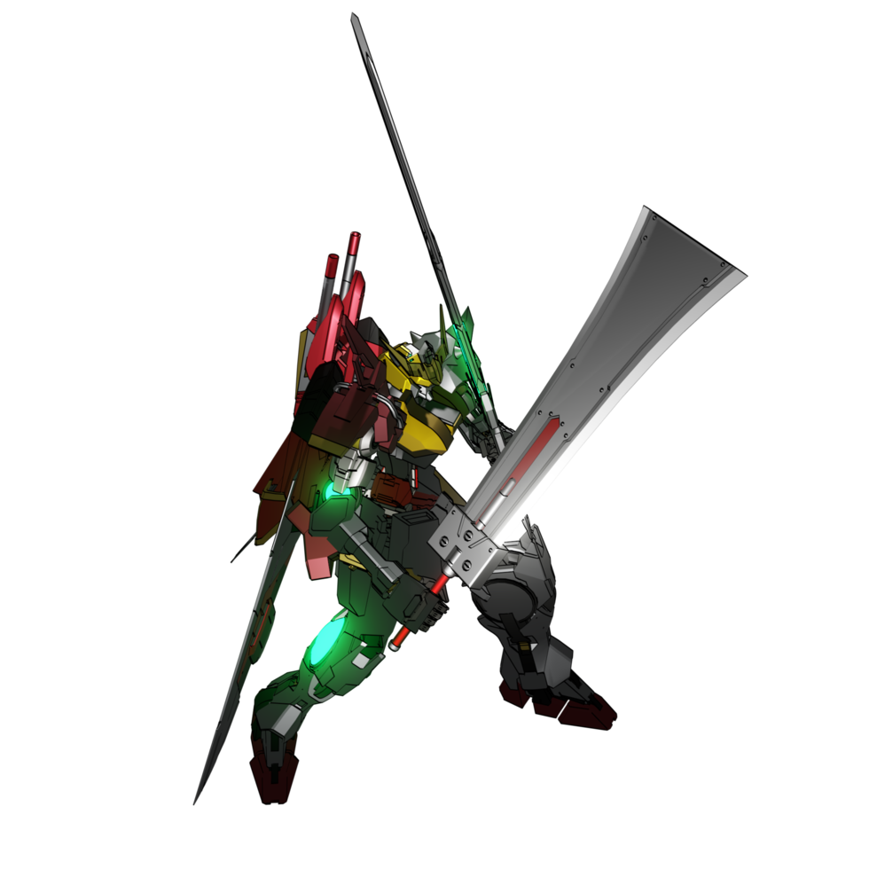 Mecha-Angriffspose png