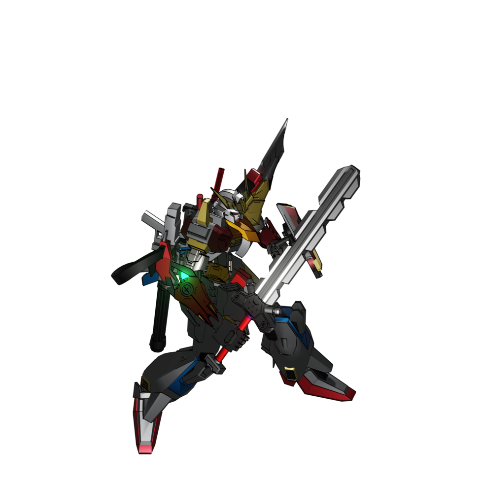 Mecha zum Angriff bereit png