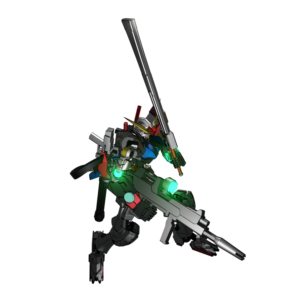 mecha listo para atacar png