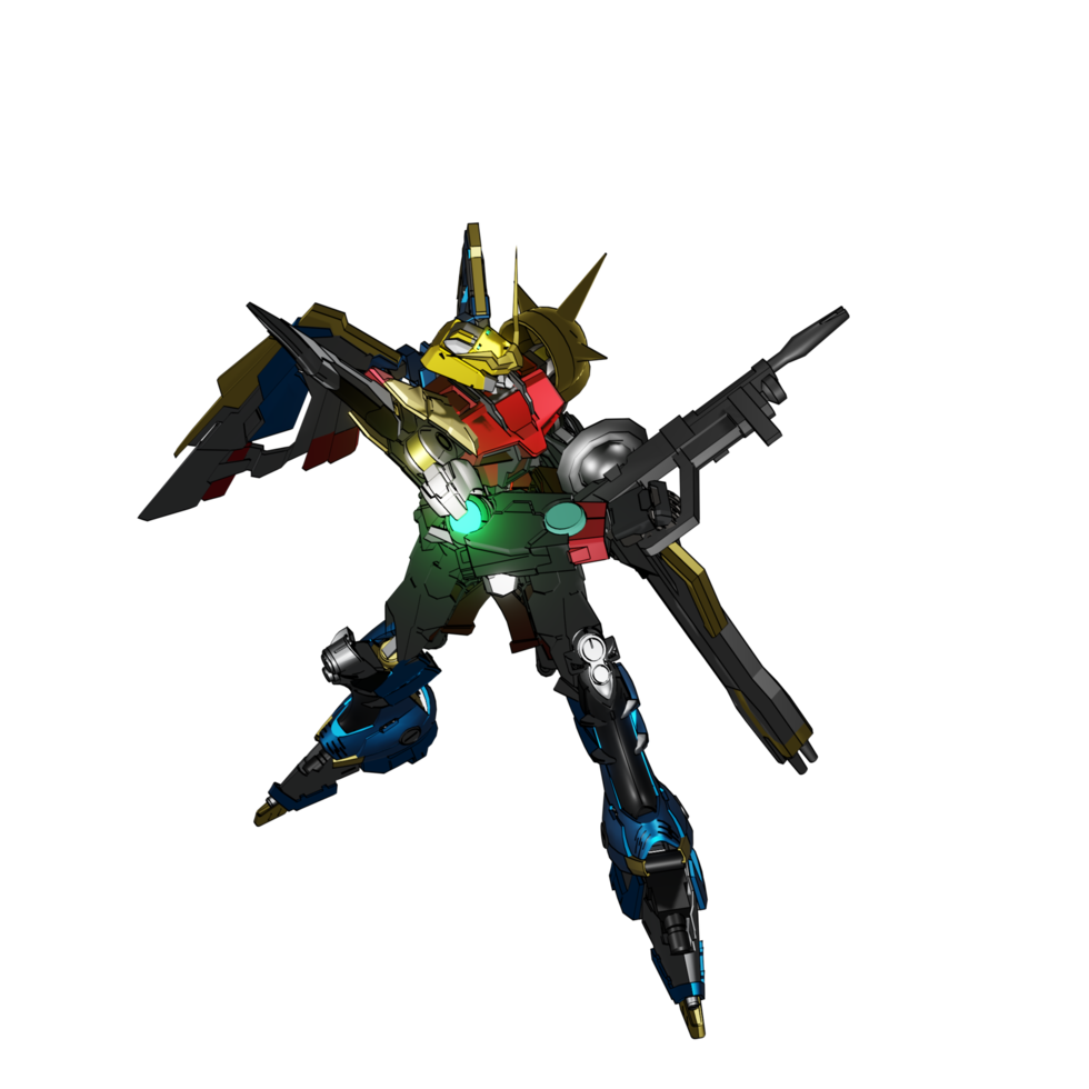 Mecha zum Angriff bereit png