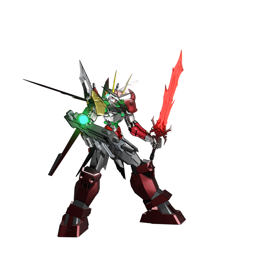 mecha listo para atacar png